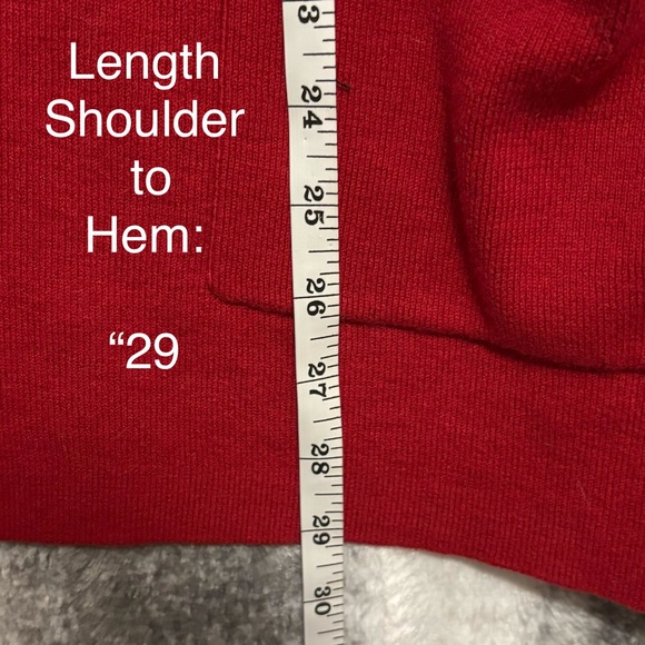 Croft & Barrow Classic Red Cardigan size XL - Picture 8 of 8